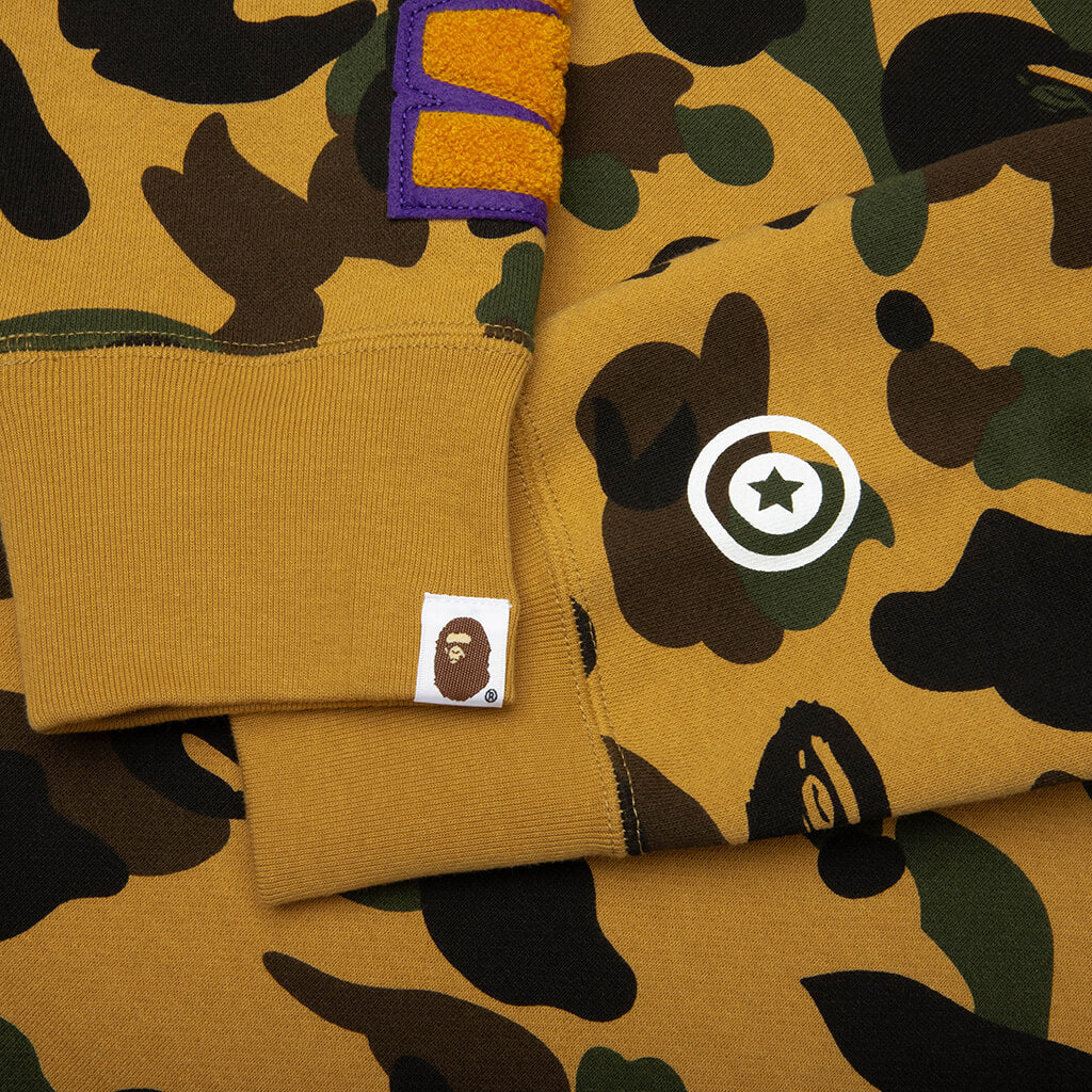 1st Camo Shark Crewneck Sweatshirt - Yellow