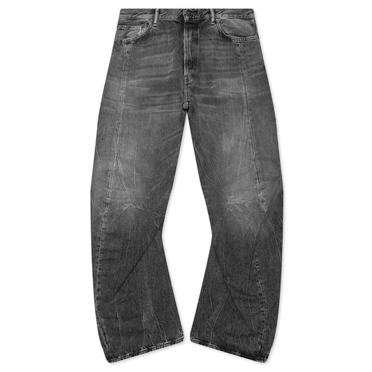 2006M Gothik Loose Fit Jeans - Washed Black