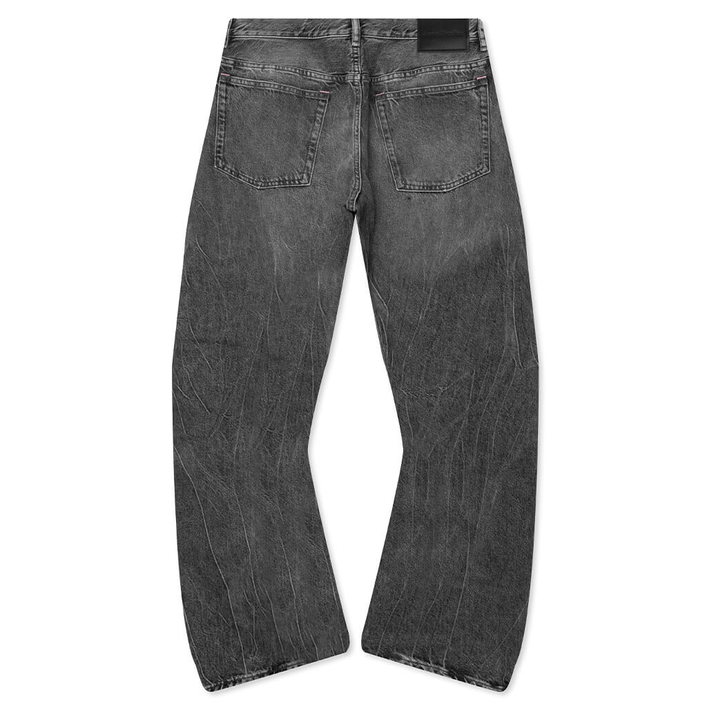 2006M Gothik Loose Fit Jeans - Washed Black