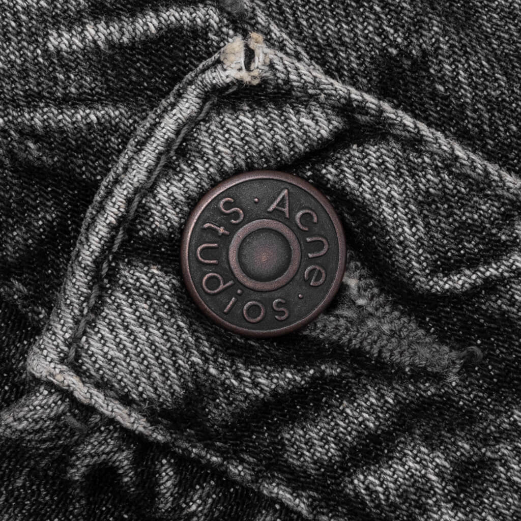 2006M Gothik Loose Fit Jeans - Washed Black