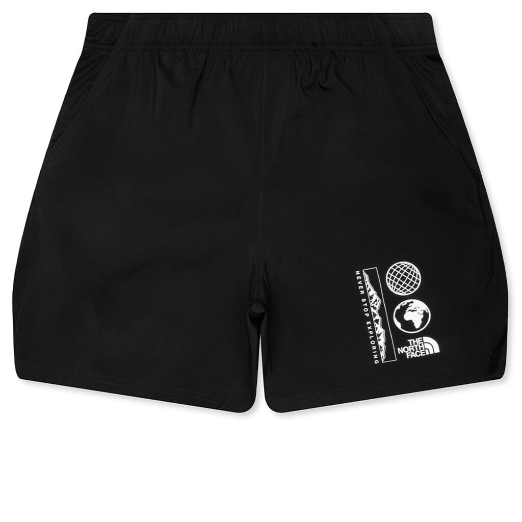 24/7 7' Graphic Shorts - Black
