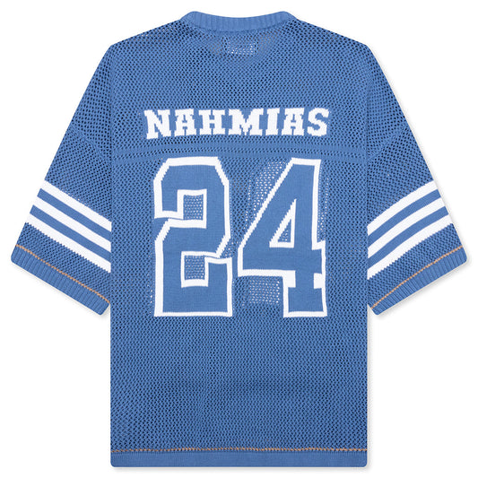 24 Football Knit Shirt - Light Blue