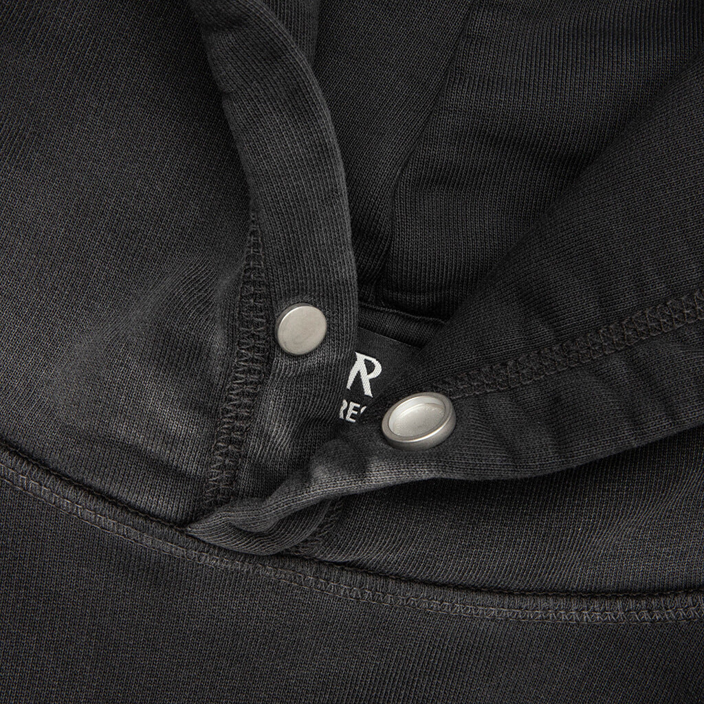 24 Hour Service Hoodie - Stained Black