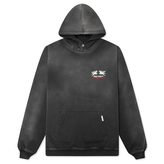 24 Hour Service Hoodie - Stained Black