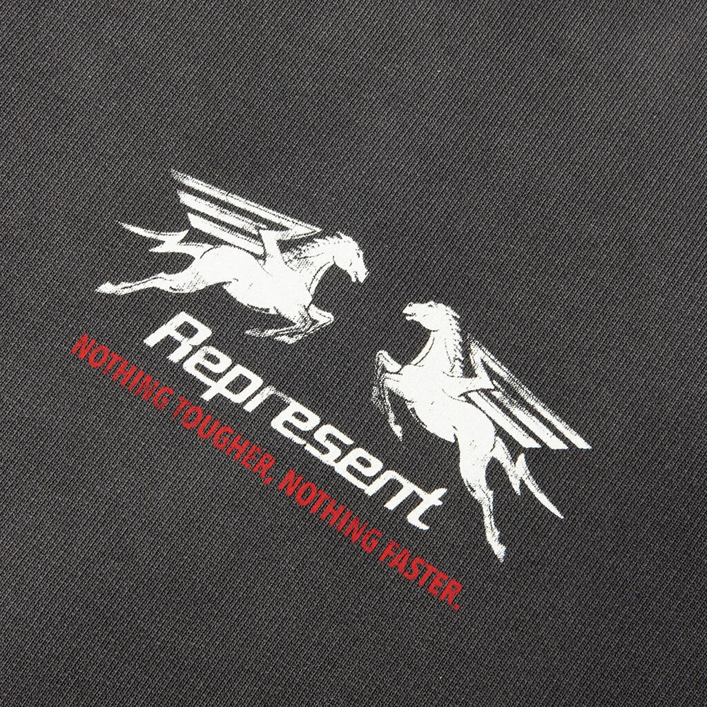 24 Hour Service Hoodie - Stained Black
