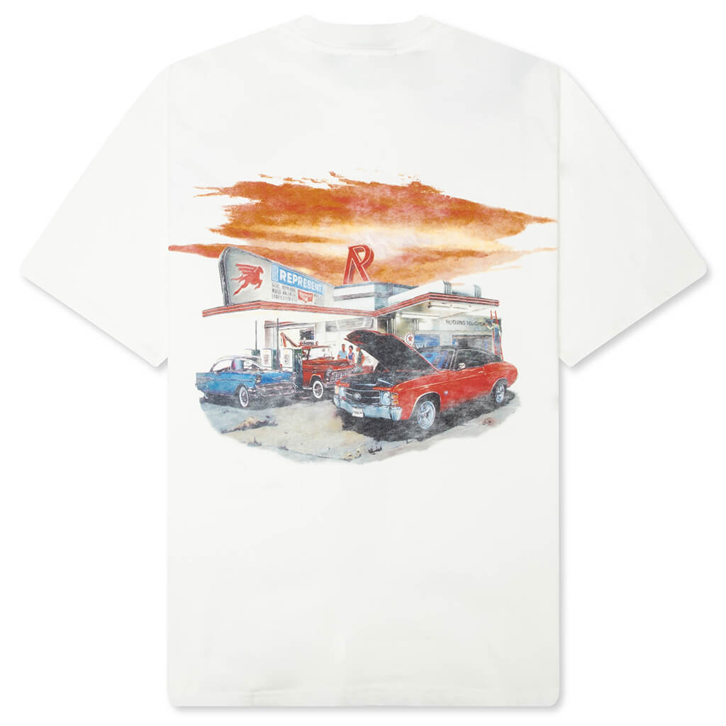 24 Hour Service T-Shirt - Flat White