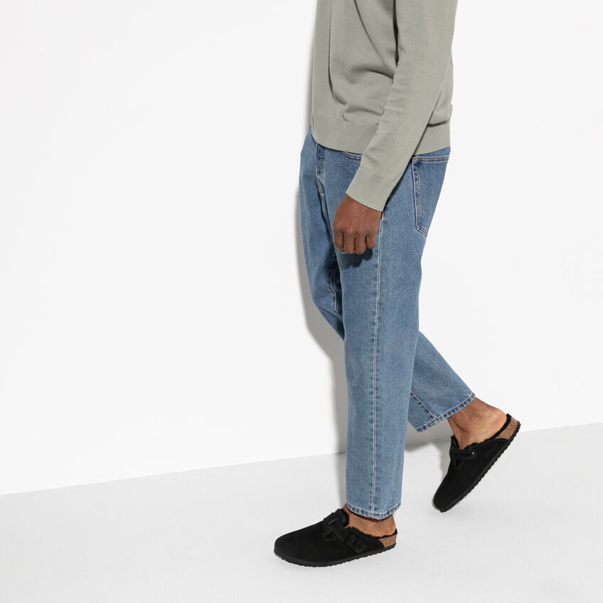 BIRKENSTOCK - BOSTON CLOGS - SHEARLING BLACK