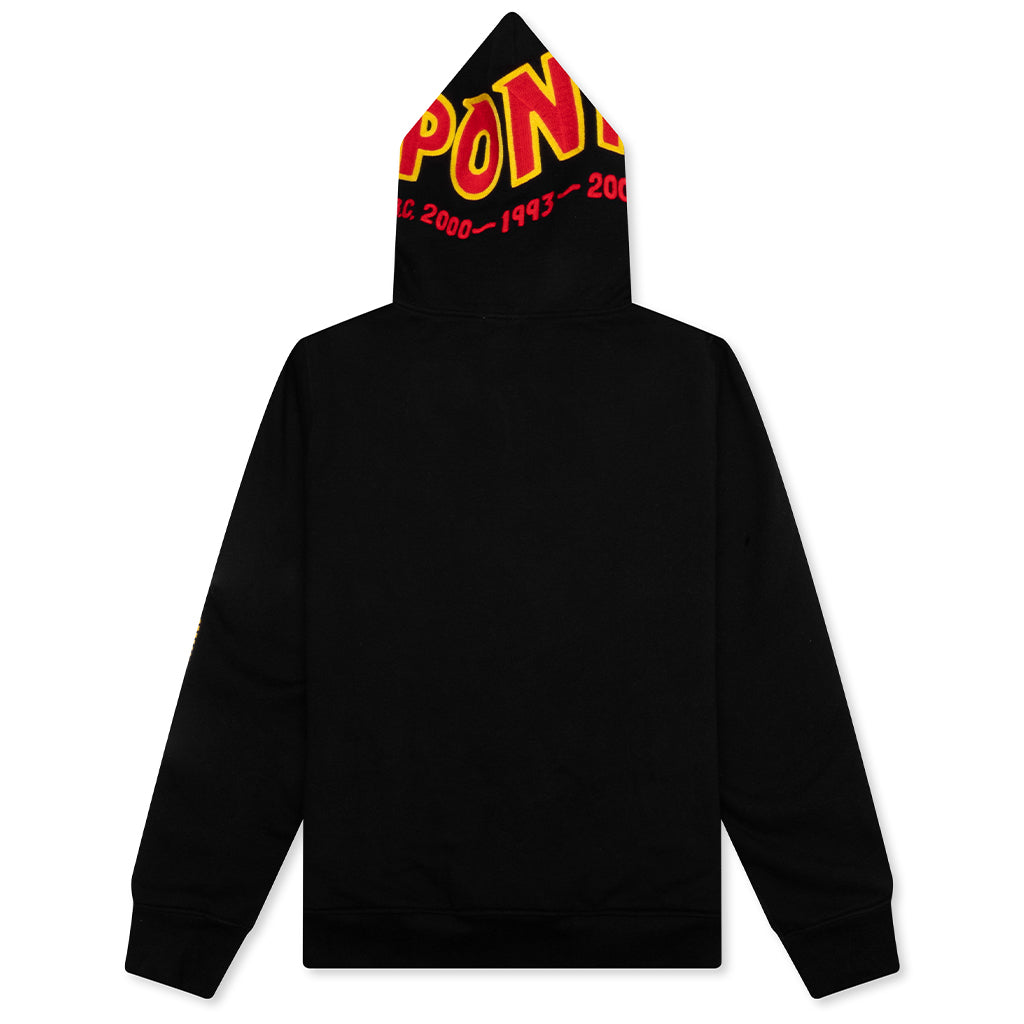 2nd Shark Full Zip Hoodie - Black