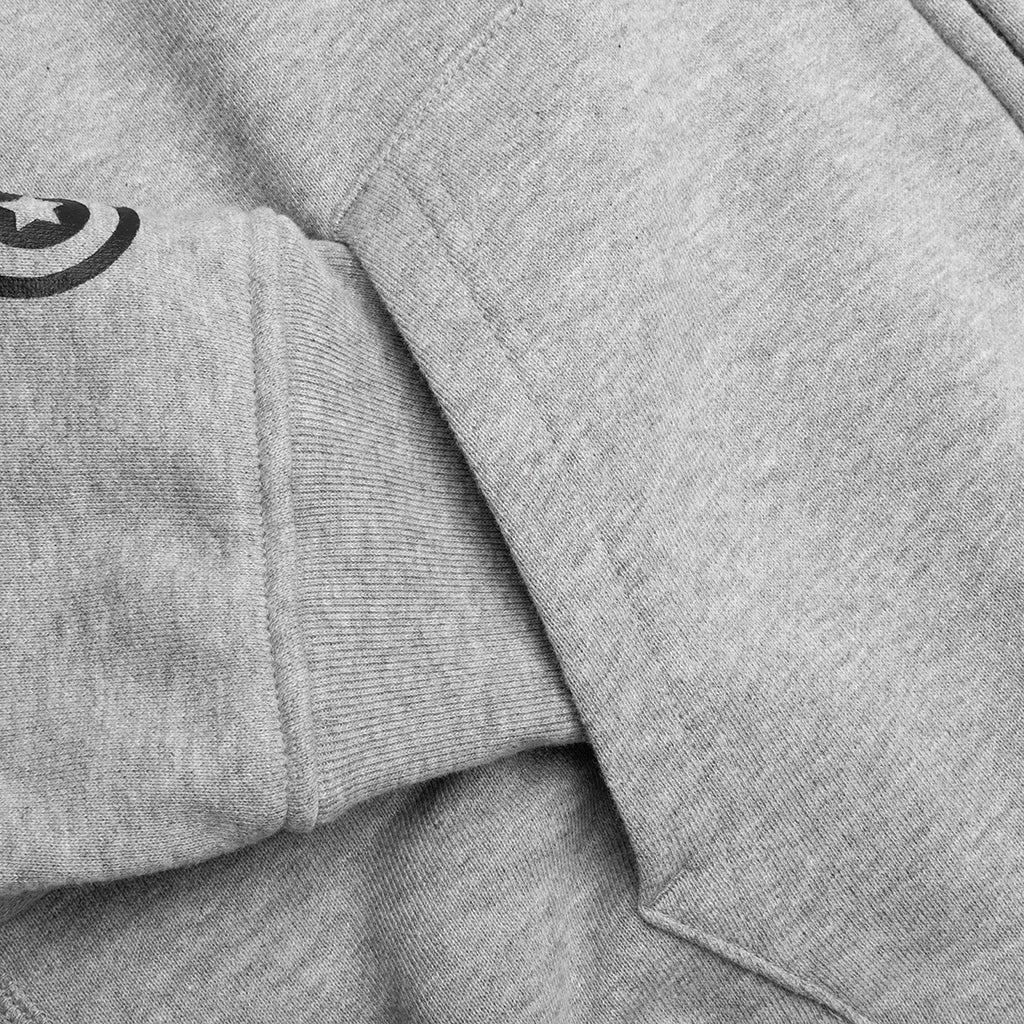 2nd Shark Full Zip Hoodie - Gray
