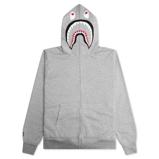 2nd Shark Full Zip Hoodie - Gray