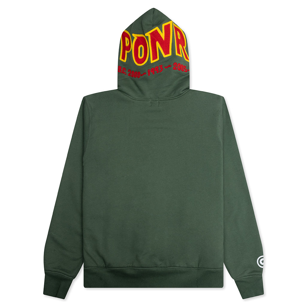 2nd Shark Full Zip Hoodie - Green