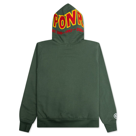 2nd Shark Full Zip Hoodie - Green