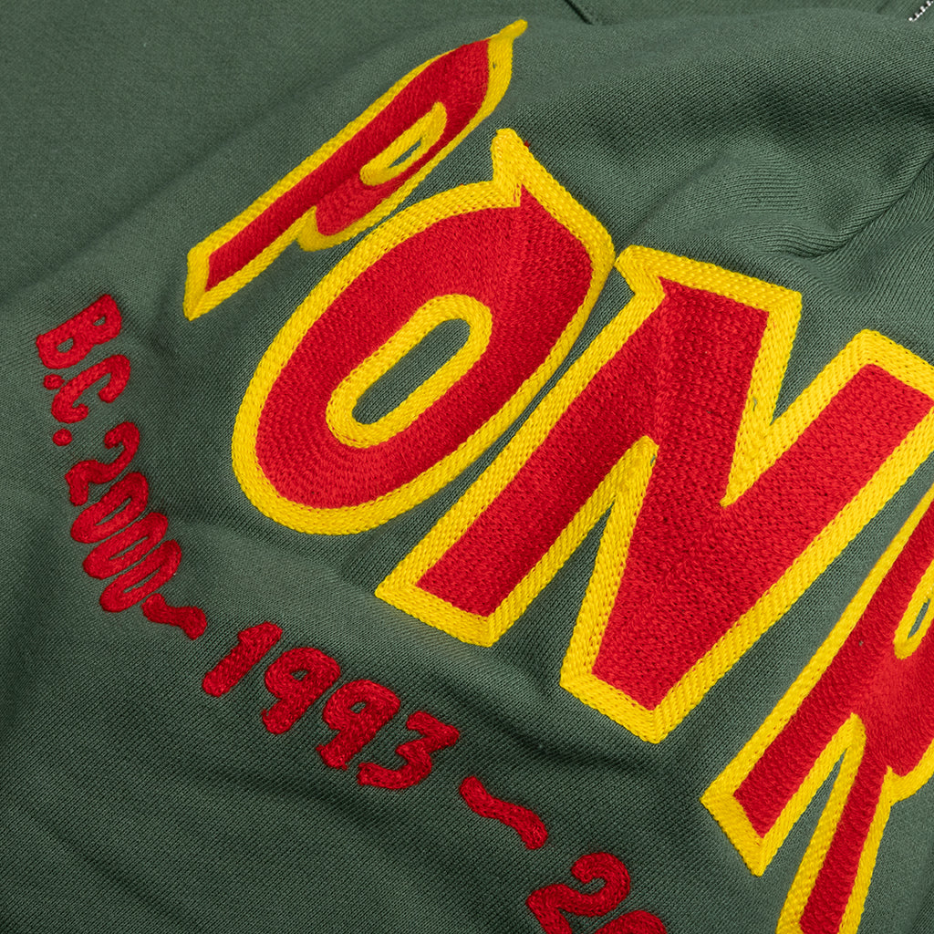 2nd Shark Full Zip Hoodie - Green