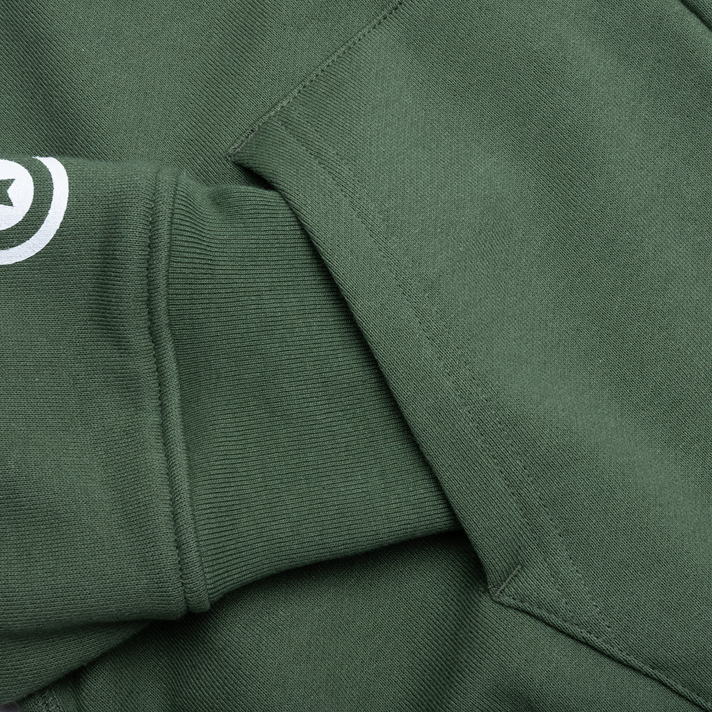 2nd Shark Full Zip Hoodie - Green