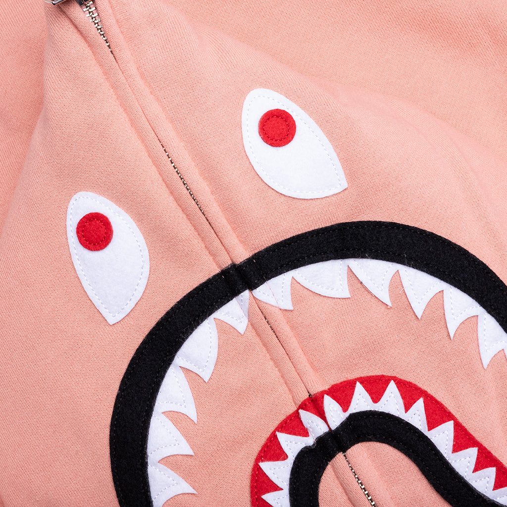 2nd Shark Full Zip Hoodie - Pink