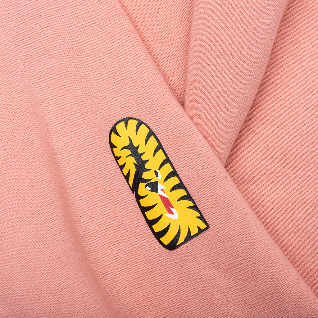 2nd Shark Full Zip Hoodie - Pink