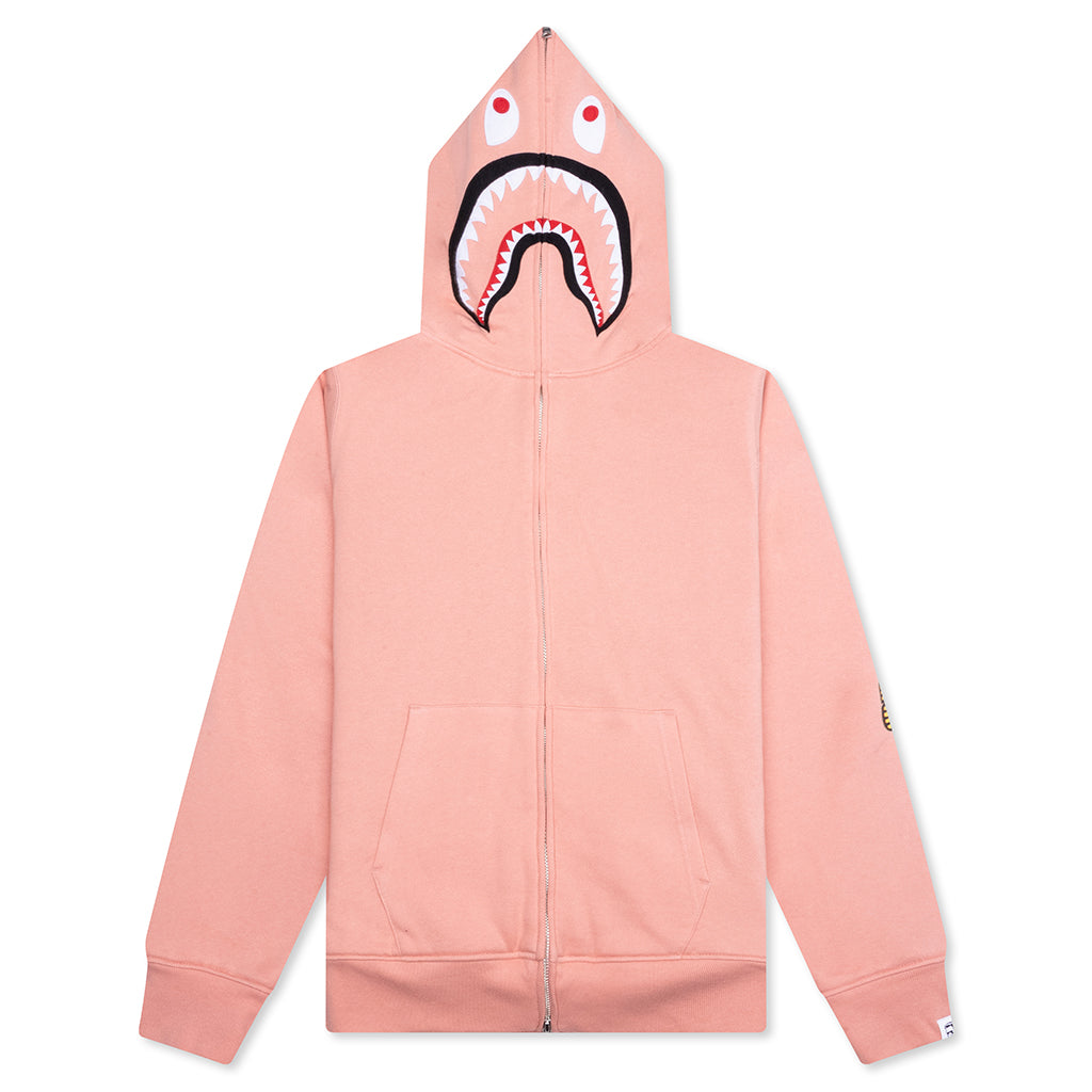 2nd Shark Full Zip Hoodie - Pink