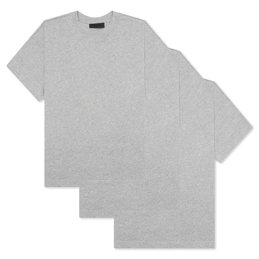 3-Pack Essential Tee - Dark Heather