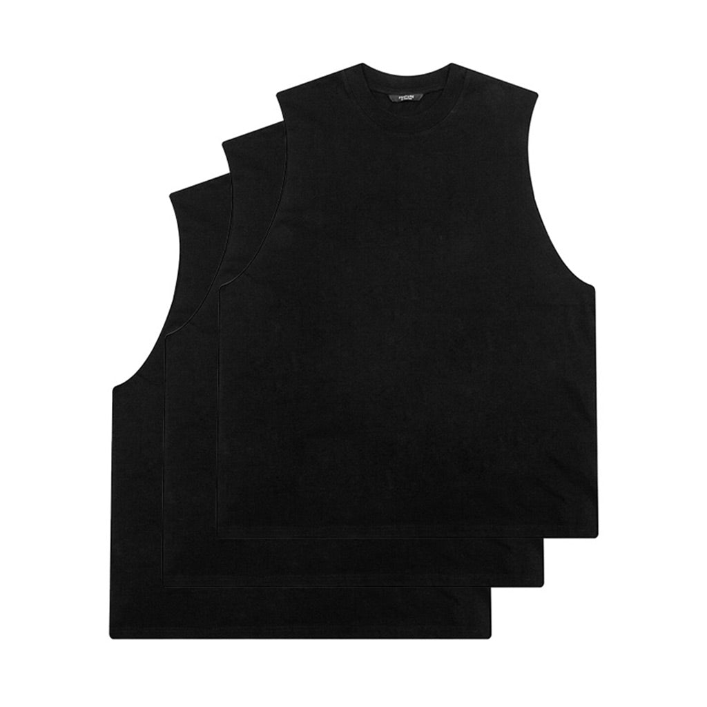 Dean Sleeveless Tee 3-Pack - Black