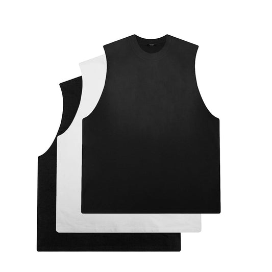 Dean Sleeveless Tee 3-Pack - Black/White/Pigment Black