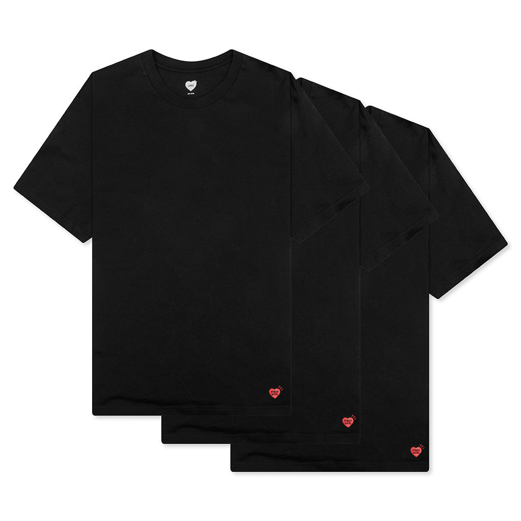 3-Pack T-Shirt Set - Black