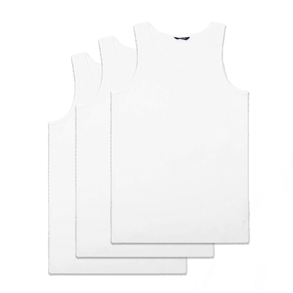 Vincent Tank Top 3-Pack - Optic White