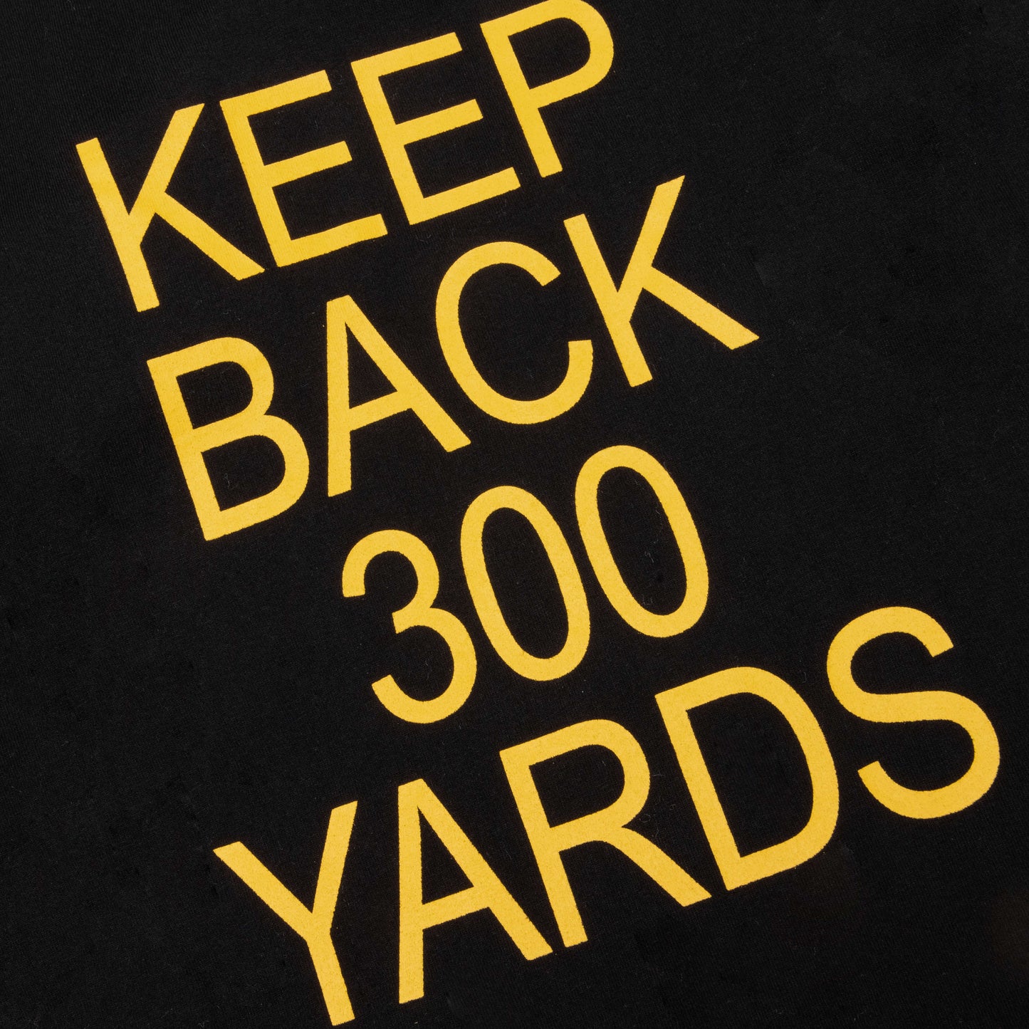 300 Yards T-Shirt - Overdyed Black