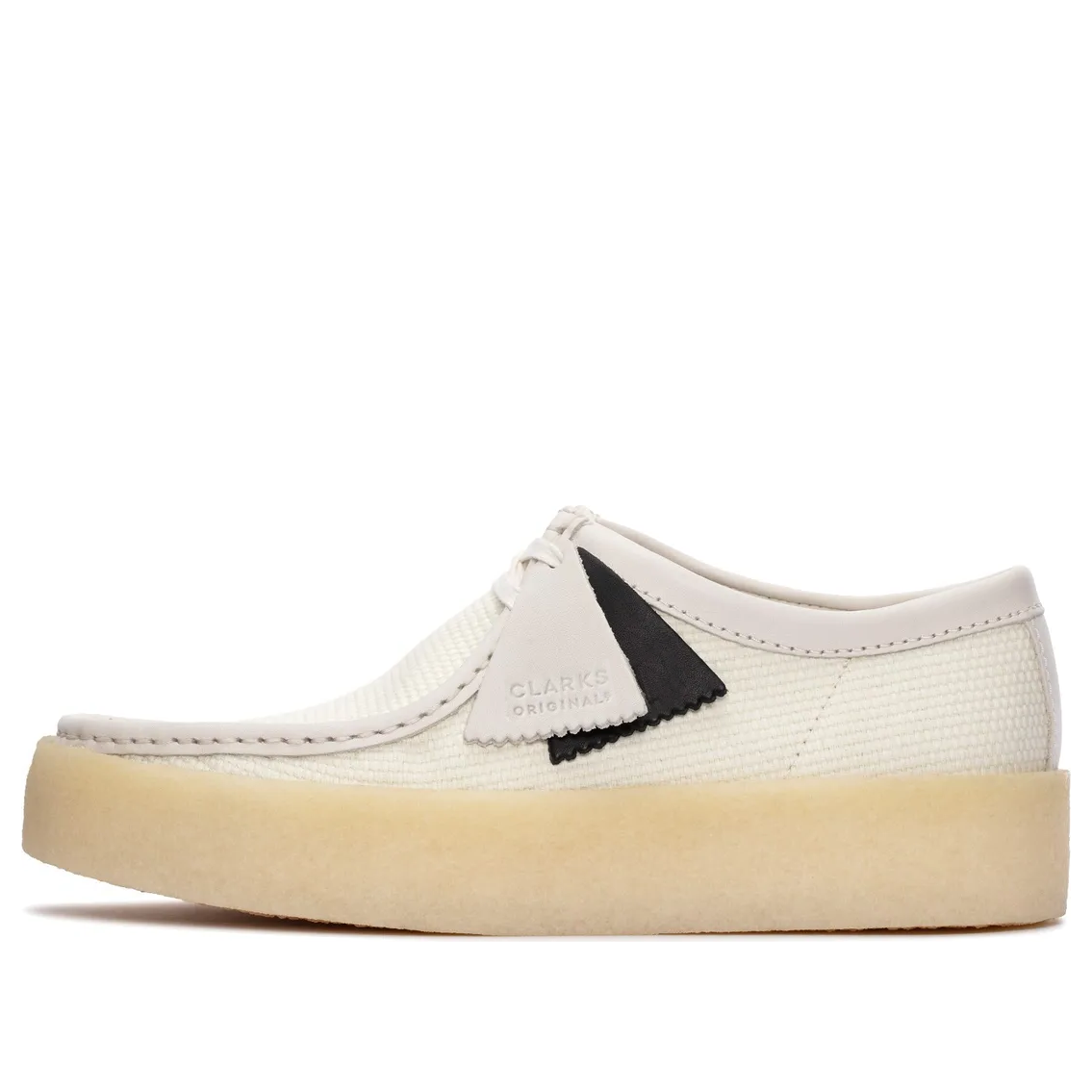Clarks Wallabee Cup Textile 'Off White' 26166218