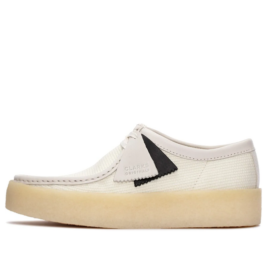 Clarks Wallabee Cup Textile 'Off White' 26166218