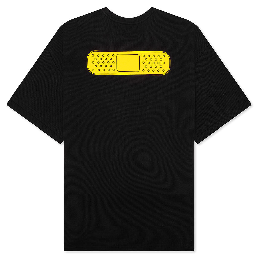 39 Waffle Tee - Black/Yellow