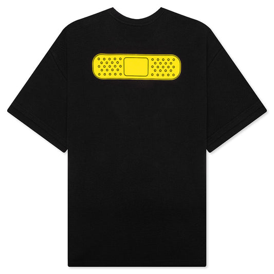 39 Waffle Tee - Black/Yellow