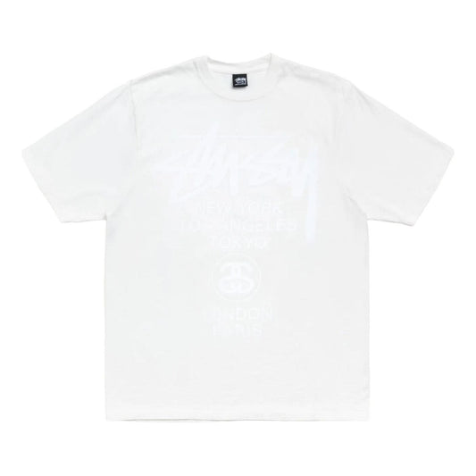 Stussy World Tour T-Shirt Pigment Dyed 'Natural' 3903962P-NATU