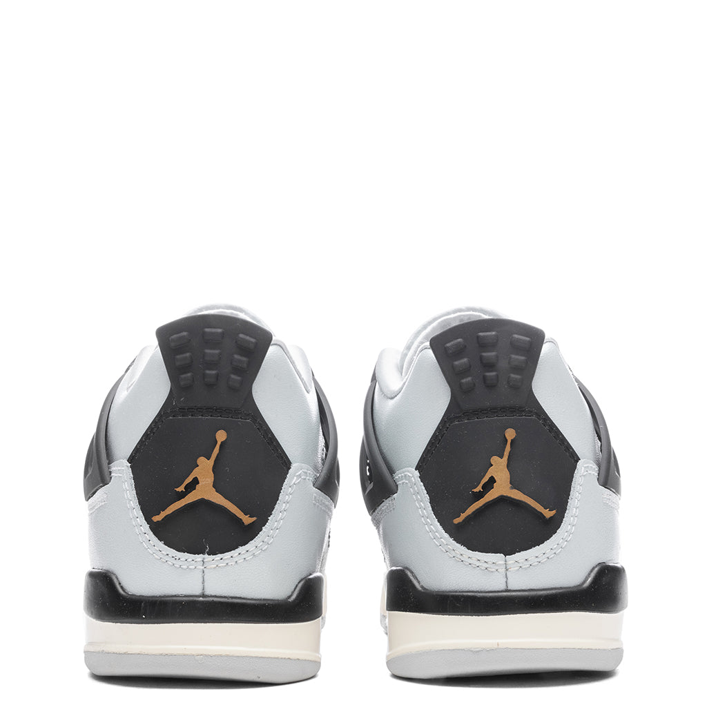 Air Jordan 4 Retro (PS) - Pure Platinum/Metallic Gold/Black/Sail
