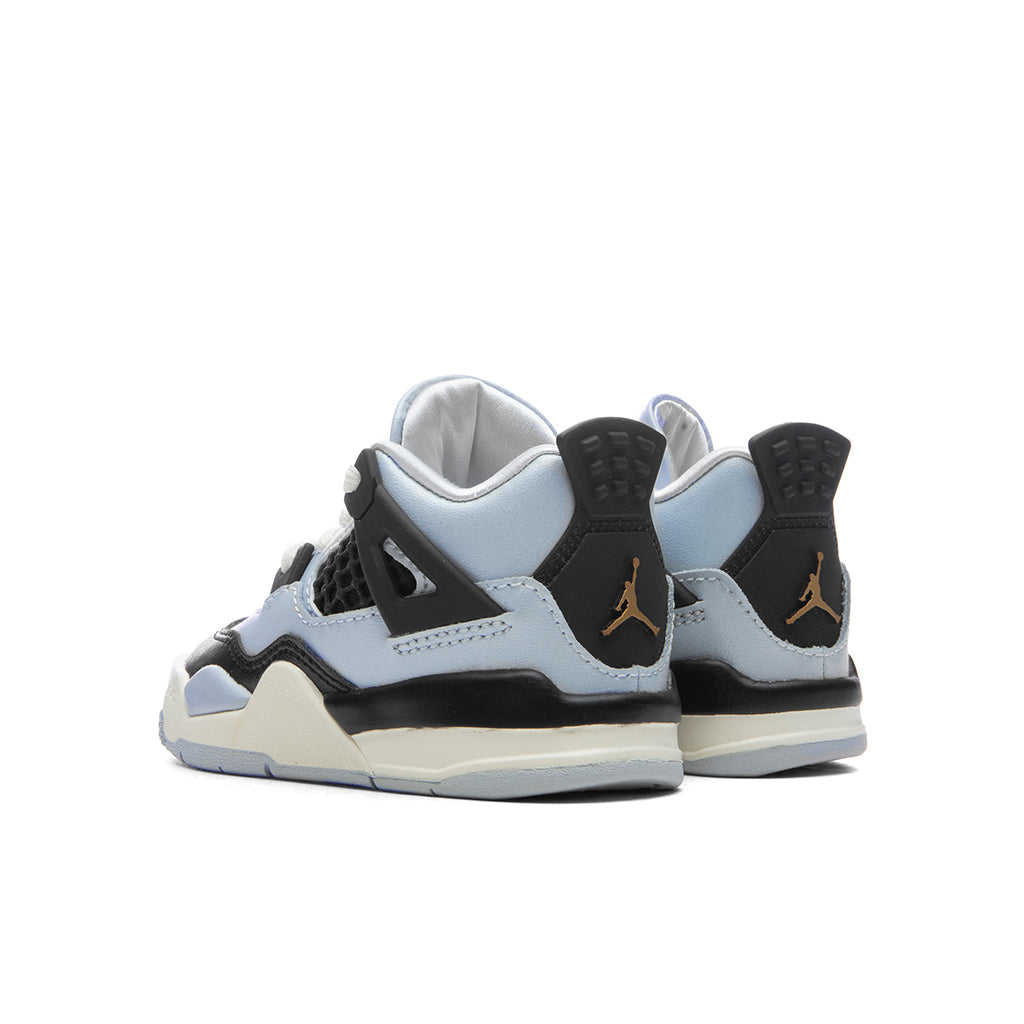 Air Jordan 4 Retro (TD) - Pure Platinum/Metallic Gold/Black/Sail