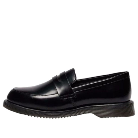 (WMNS) Dr. Martens Temara Polished Smooth Leather Loafers 'Black' 41359001