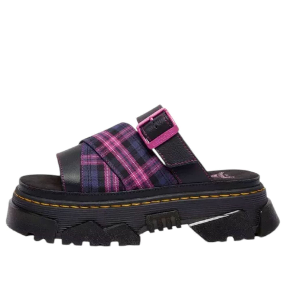(WMNS) Dr. Martens Mattison Slip On Sandals 'Black Pink Multi' 41978001