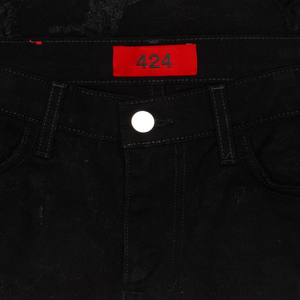 4 Pocket Denim Pant - Black