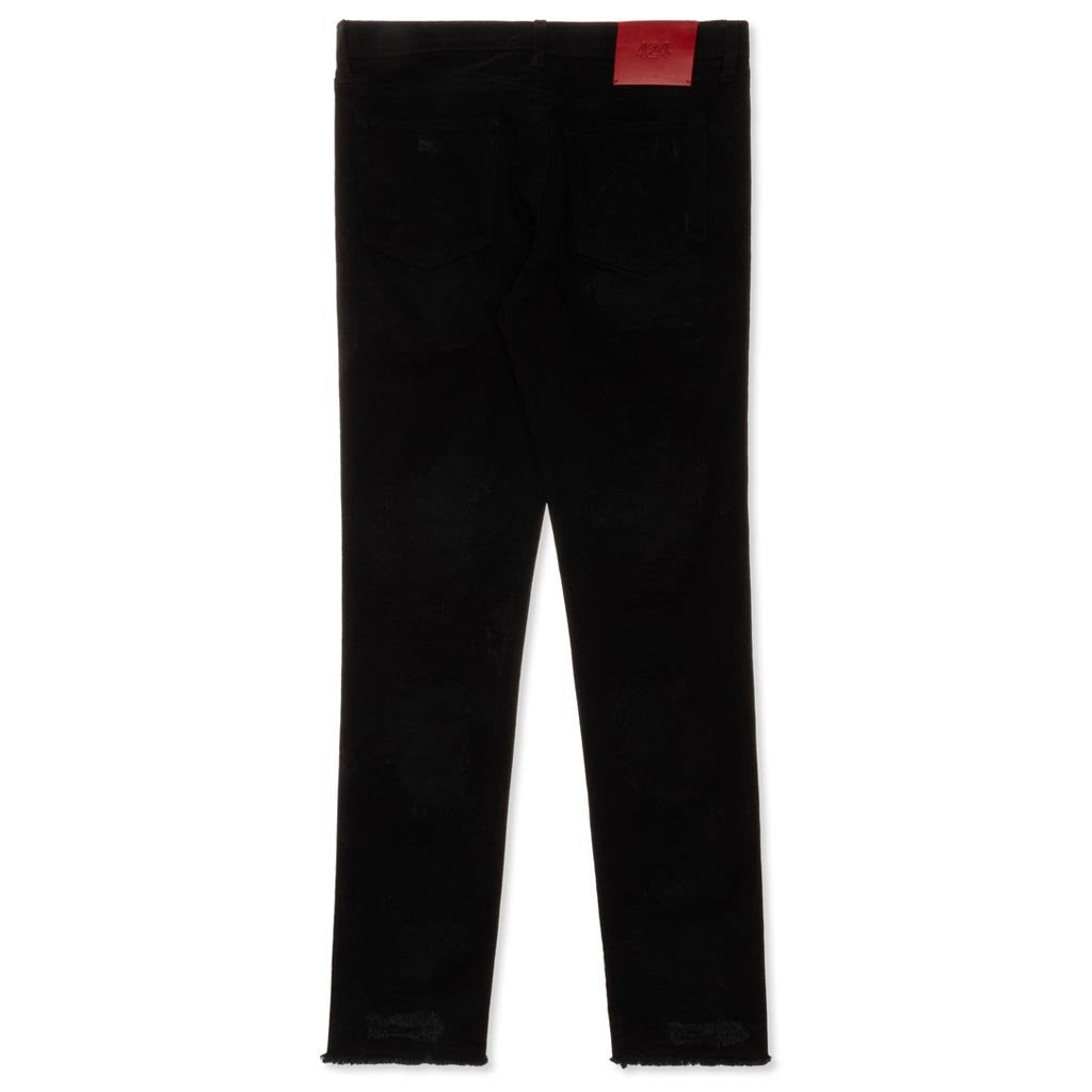 4 Pocket Denim Pant - Black