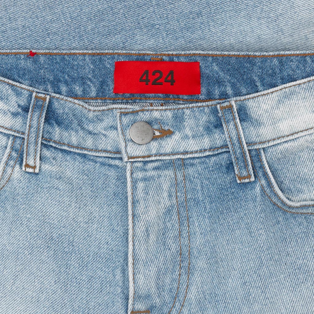 4 Pocket Denim Pant - Light Indigo
