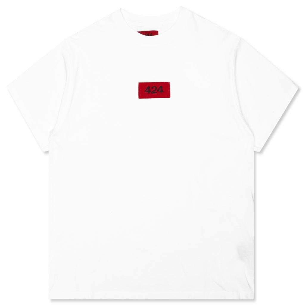 8001 Box Logo S/S Tee - White