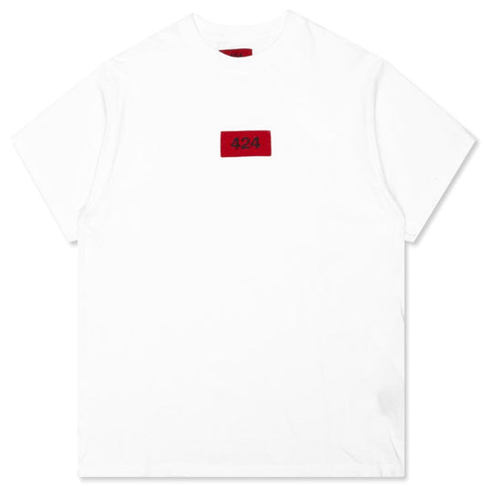 8001 Box Logo S/S Tee - White