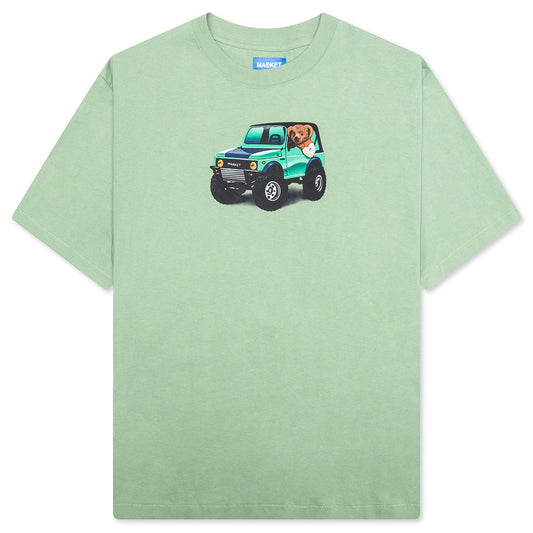 4X4 Bear T-Shirt - Basil