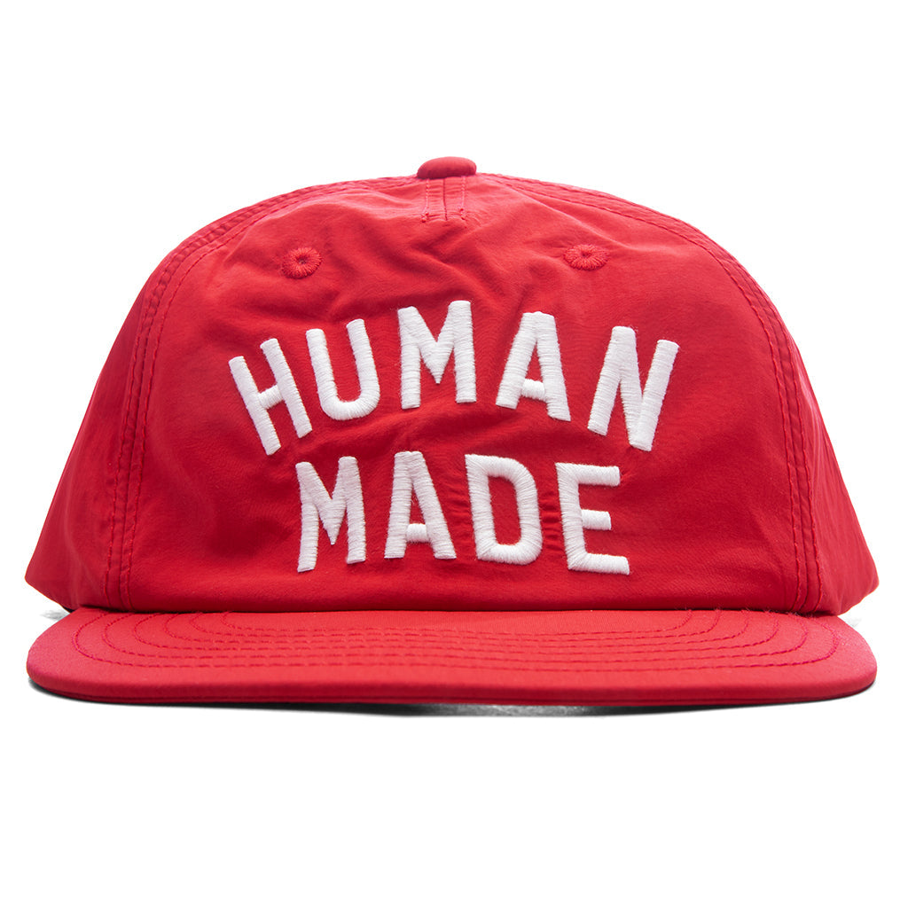5 Panel Nylon Cap - Red