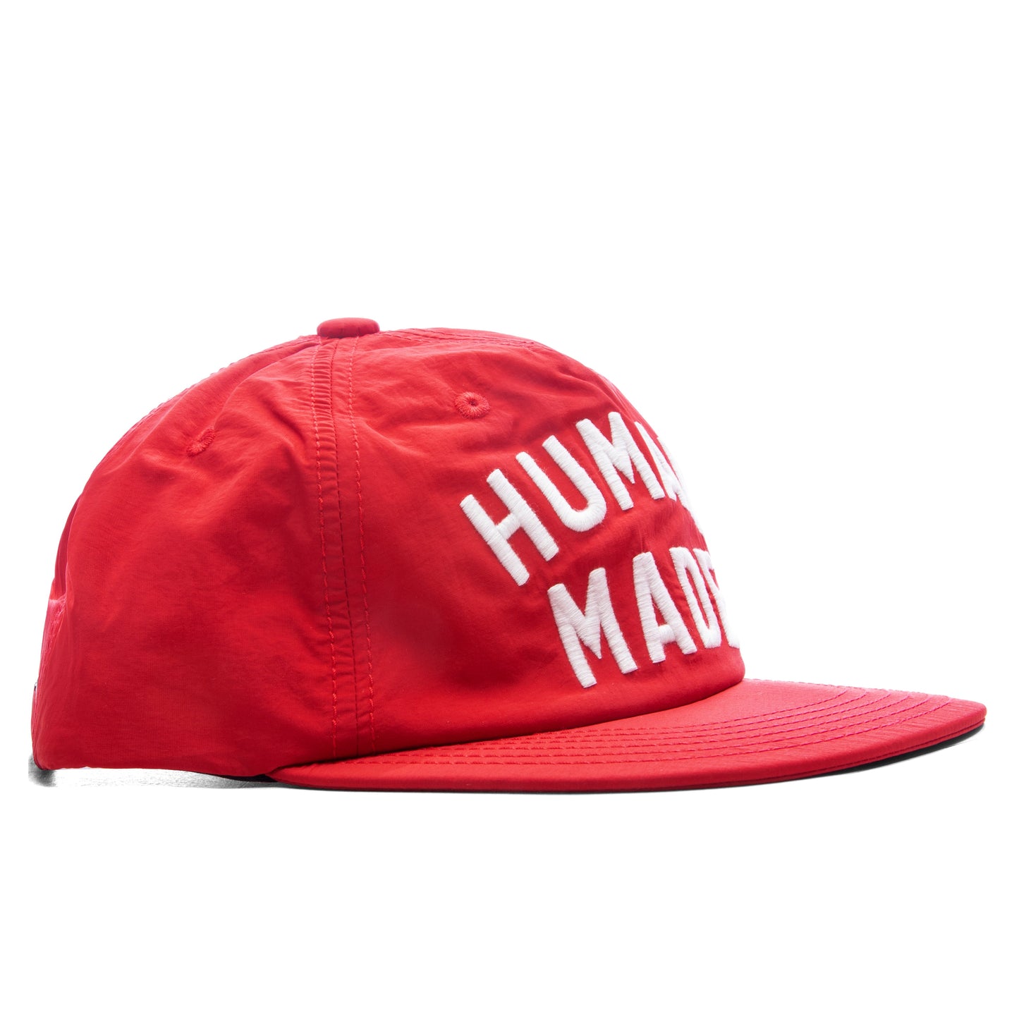 5 Panel Nylon Cap - Red