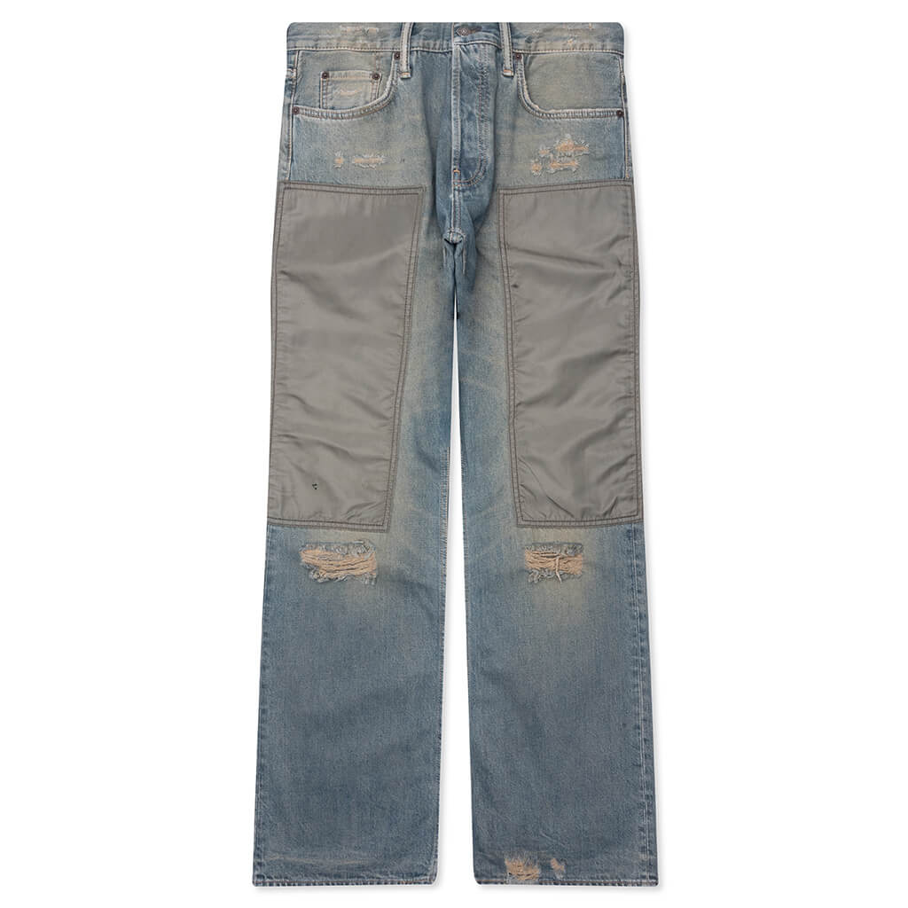 2010 Regular Fit Jeans - Mid Blue/Light Grey