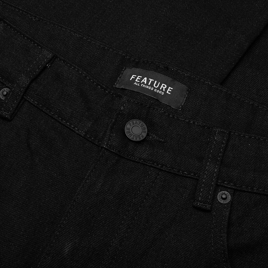 Jacob Tapered Denim - Jet Black