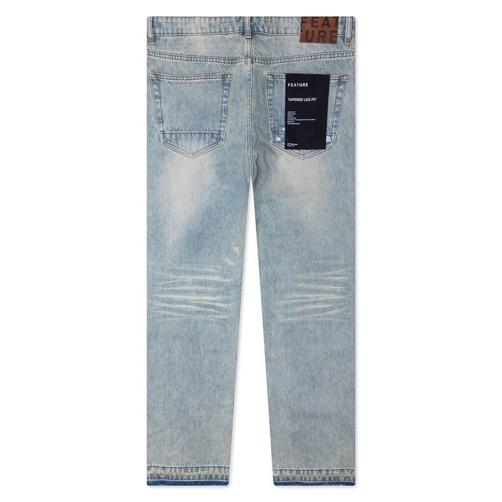 Jacob Tapered Denim - Vintage Light Blue