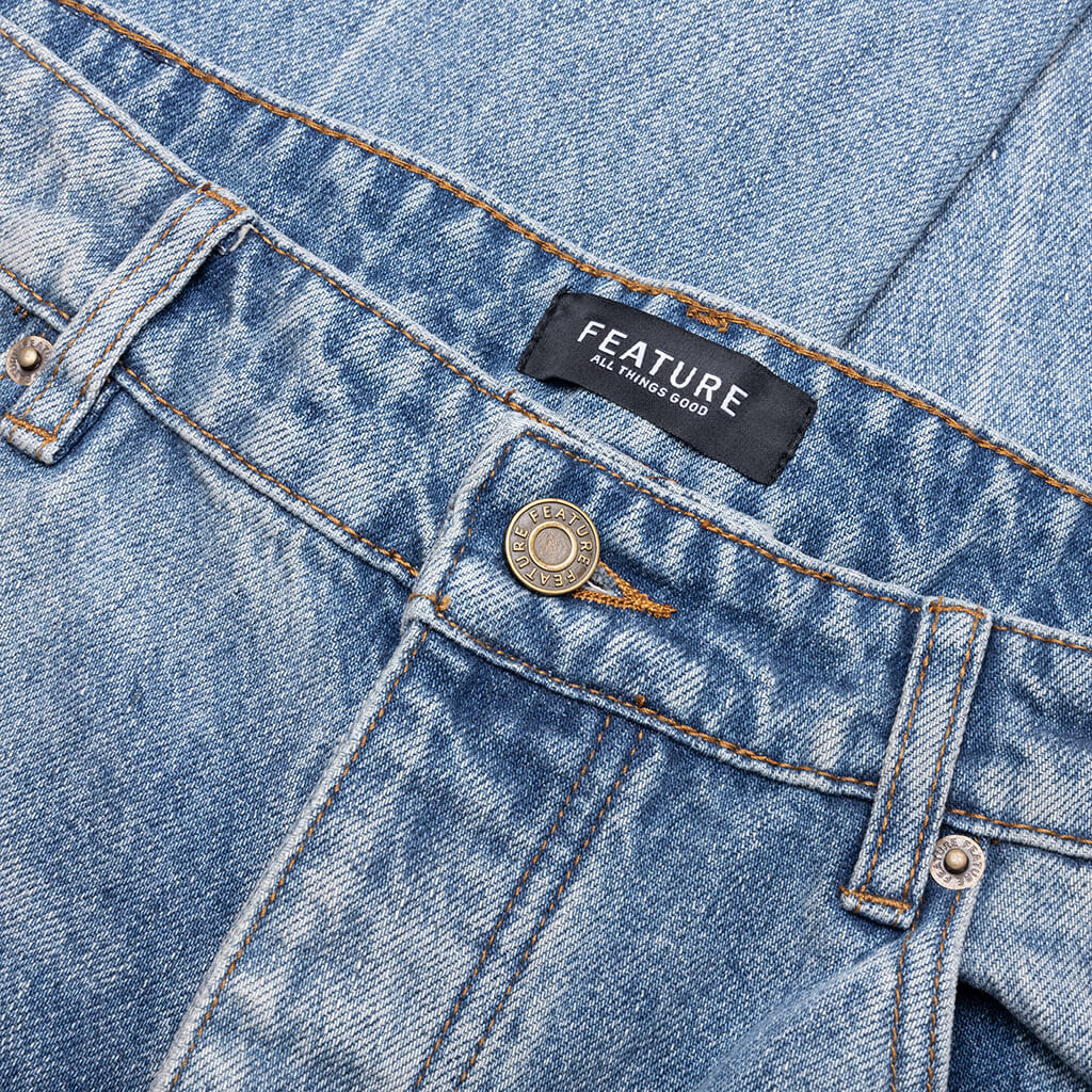 Jacob Tapered Denim - Vintage Med Blue