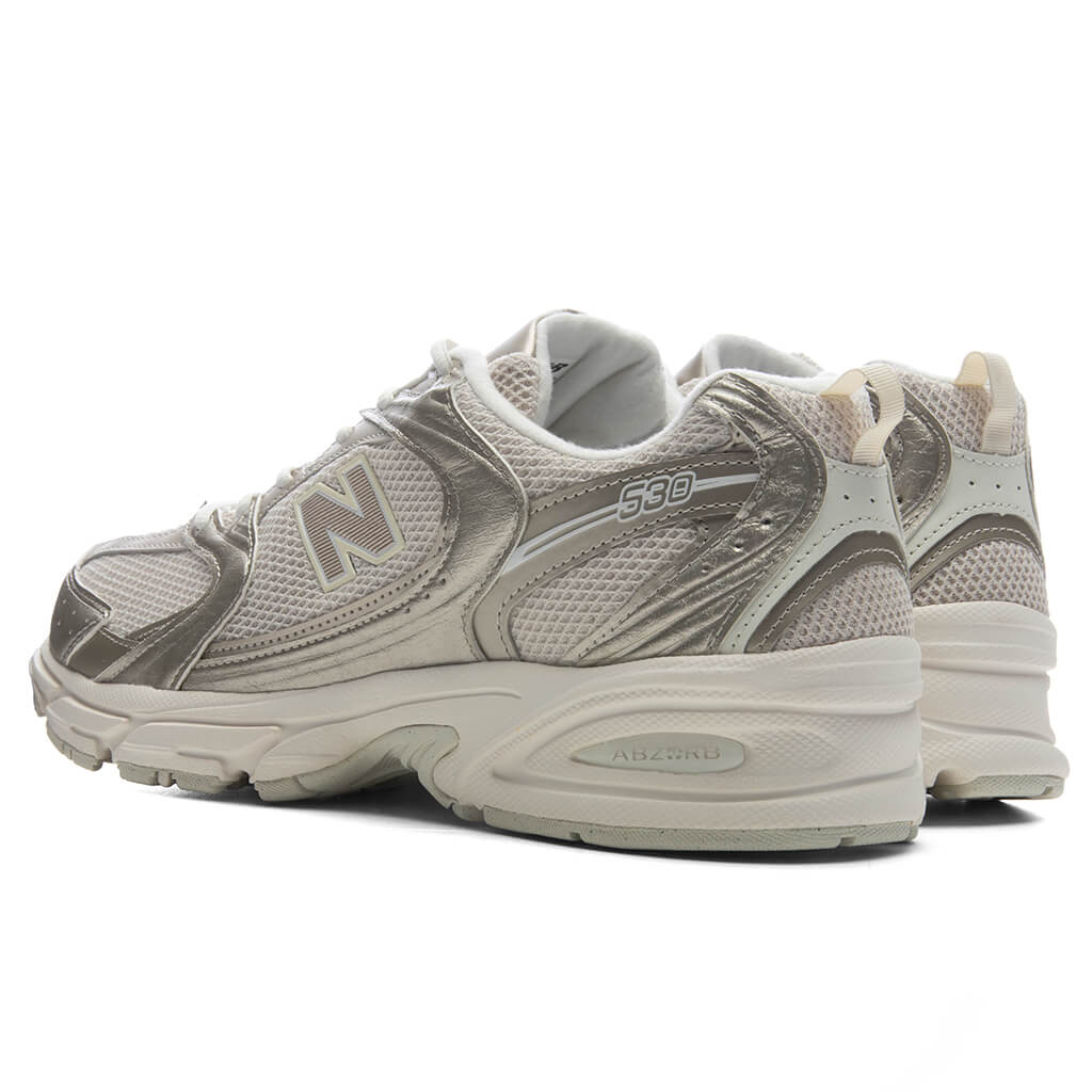 530 - Gold Metallic/Linen