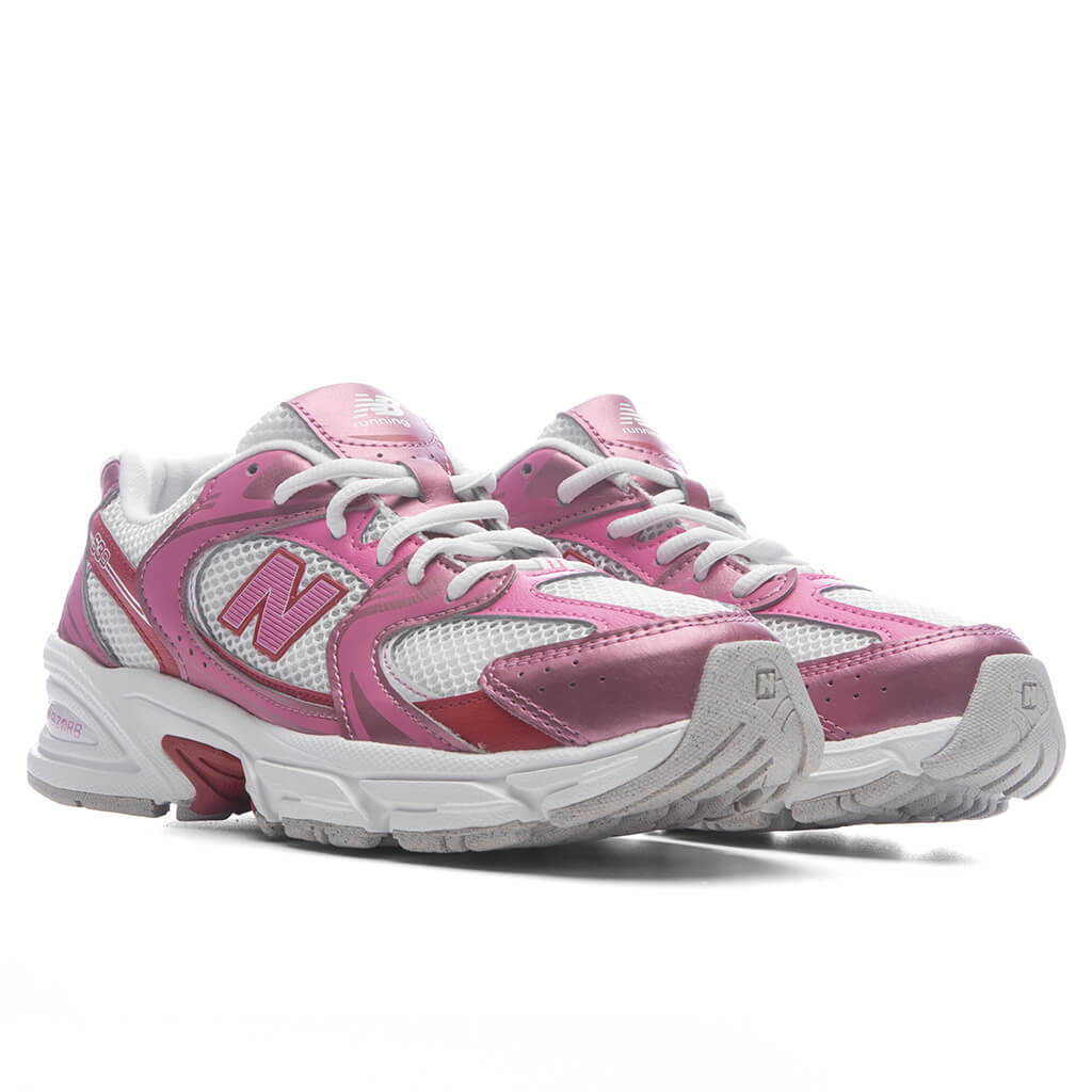 530 Lace (GS) - Pink Satin/Shadow Red